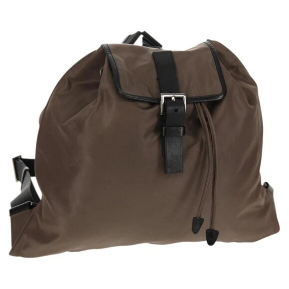 PRADA Backpack Nylon Gray Silver main image 5